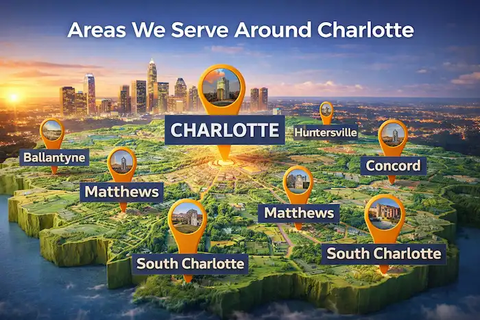Areas We Serve Around Charlotte 7